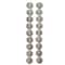 Antique Silver Carved Lentil Beads, 10mm by Bead Landing&#x2122;